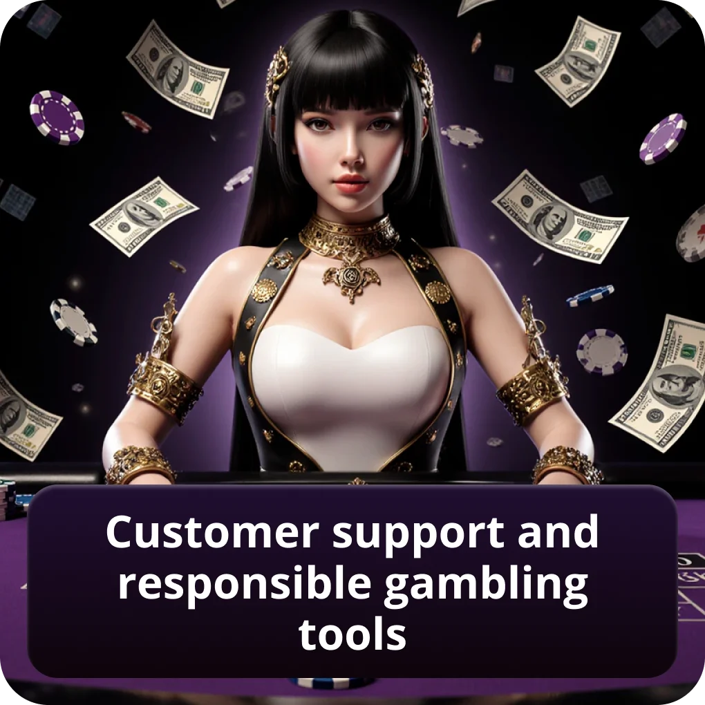 Customer support and responsible gambling tools