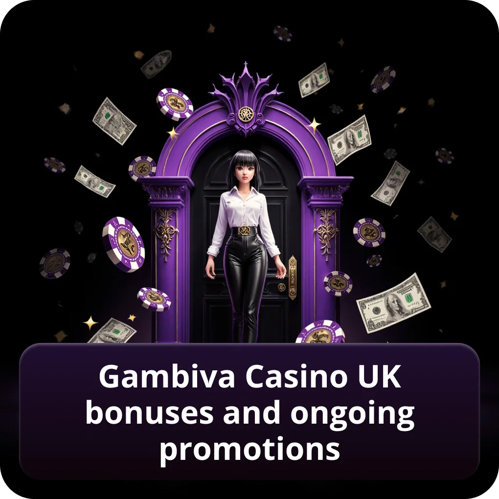 Gambiva Casino UK bonuses and ongoing promotions