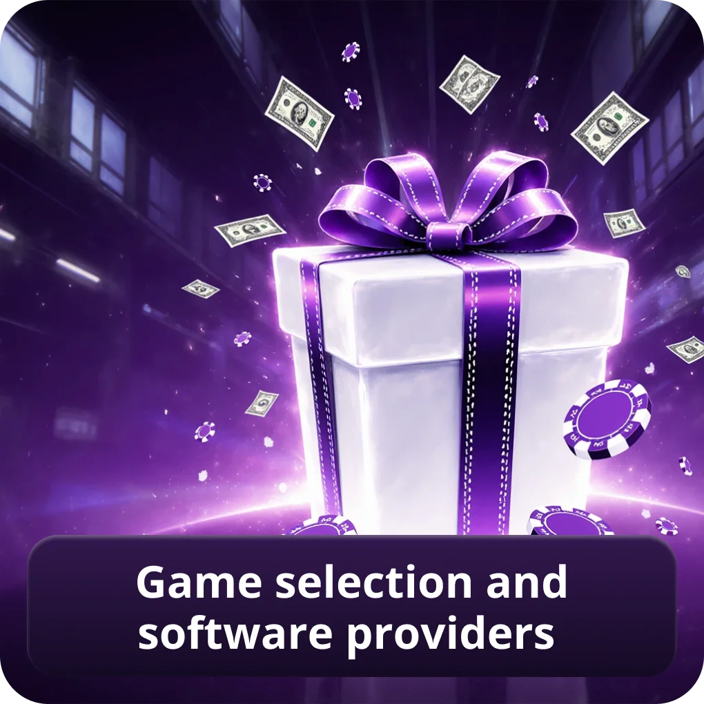 Game Selection and Software Providers available at Harry Casino Game Selection and Software Providers